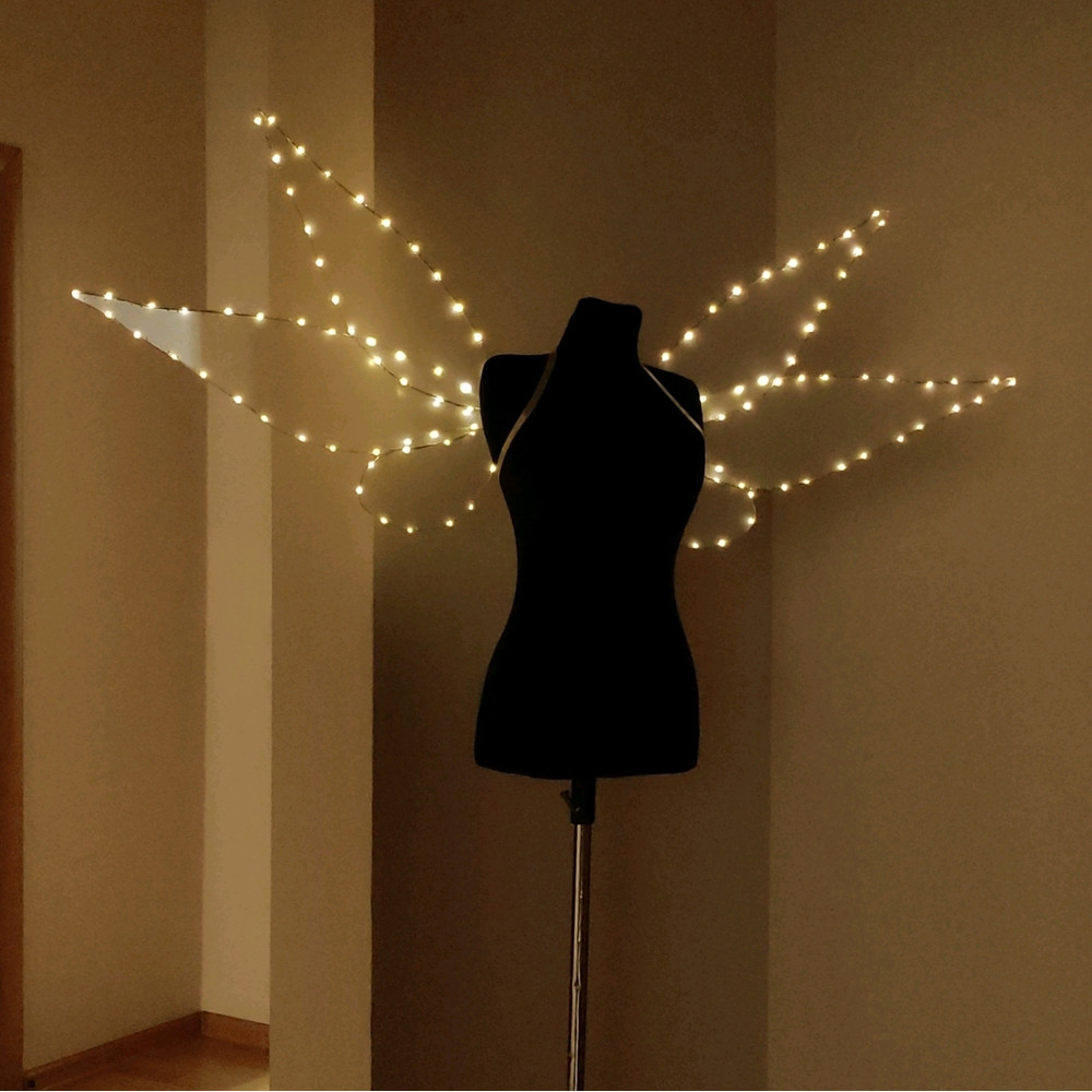 Fairy Light Up Wings LED Cicada 0