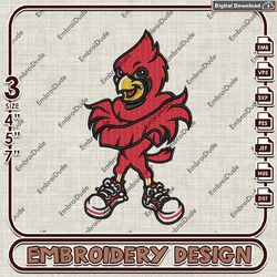 NCAA Louisville Cardinals Emb Files, Louisville Cardinals Logo Embroidery Design, NCAA Team Machine Embroidery Files