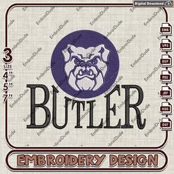 Butler Bulldogs NCAA Logo Mascot Emb Files, NCAA Butler Bulldogs Embroidery Design, NCAA Team Machine Embroidery Files