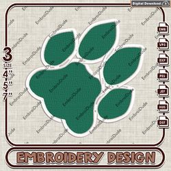 NCAA Ohio Bobcats Embroidery Files, Ohio Bobcats Logo Embroidery Design, NCAA Machine Embroidery Design
