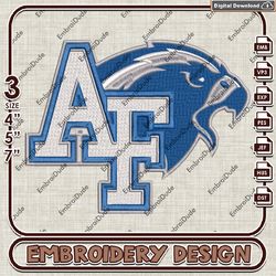 NCAA AF Falcons Word Logo Emb design, NCAA Air Force Falcons Team embroidery, NCAA Team Embroidery File