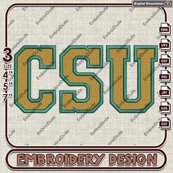 Colorado State Rams NCAA Word Logo Emb design, NCAA Colorado State Rams CSU Team embroidery, NCAA Team Embroidery File
