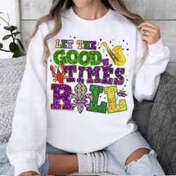 let_s the good times roll faux sequins png, mardi gras fleur de lis png sparkly, laissez les bon temps rouler faux