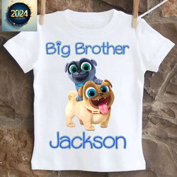 kid and youth puppy dog pals brother shirt full size gift for family