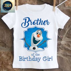 kid and youth frozen brother olaf shirt full size gift for baby