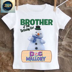 kid and youth doc mcstuffins brother birthday shirt full size gift for baby