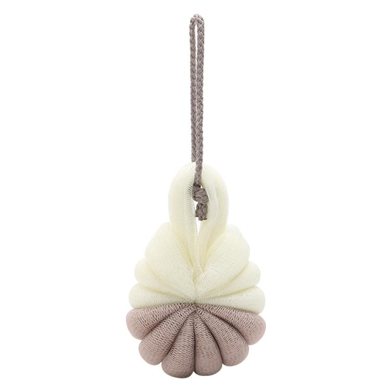 Soft Foaming Shower Loofah Ball With Hanging Loop Exfoliating Bath Sponge For Smooth Skin 1