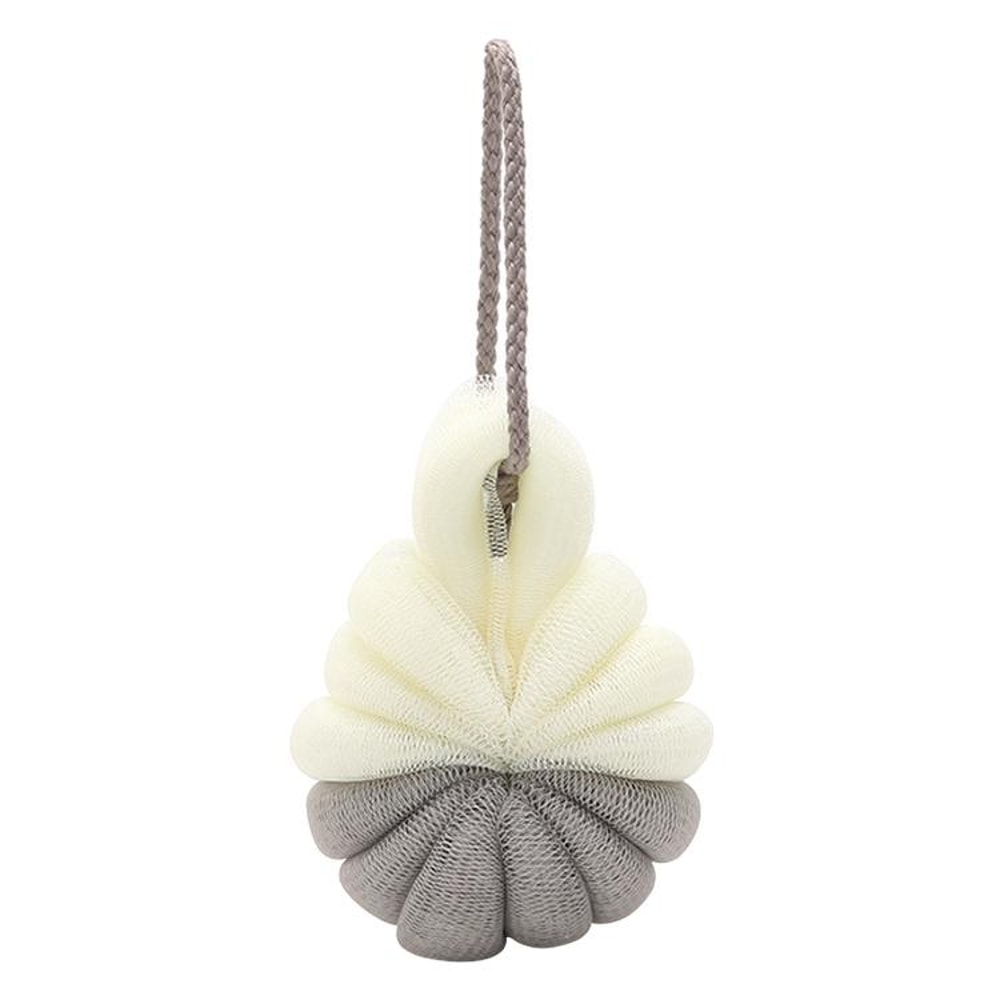 Soft Foaming Shower Loofah Ball with Hanging Loop Exfoliating Bath Sponge for Smooth Skin