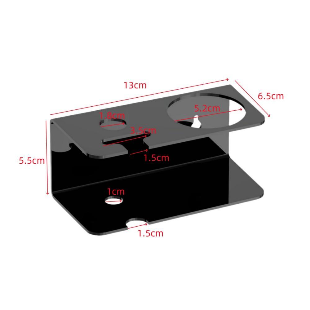 Acrylic Razor Holder Wall Mount Space Saving Bathroom Shaving Storage Stand 4