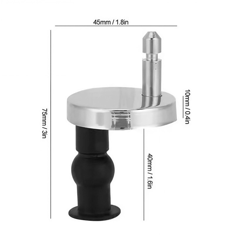 Universal Stainless Steel Toilet Seat Bolt Kit Durable Replacement Hinges Set 2