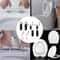 Universal Stainless Steel Toilet Seat Bolt Kit Durable Replacement Hinges Set 3