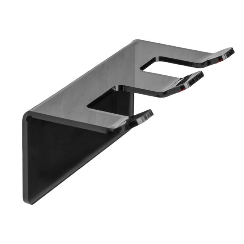 Acrylic Razor Holder Wall Mount Set Self Adhesive Bathroom Razor Storage Stand 2