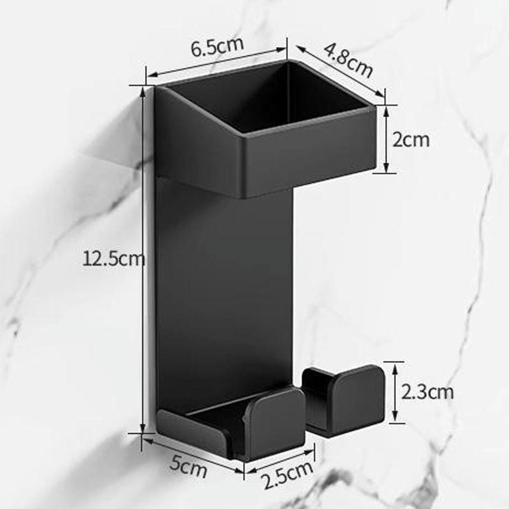 304 Stainless Steel Curling Iron Holder Wall Mount No Drill Heat Resistant Organizer With Cord Stor 5