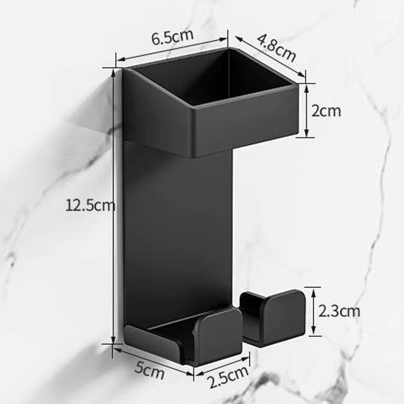 304 Stainless Steel Curling Iron Holder Wall Mount No Drill Heat Resistant Organizer With Cord Stor 5