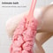 Non Slip Long Handle Bath Brush For Back Exfoliation Soft Mesh Shower Scrubber 7