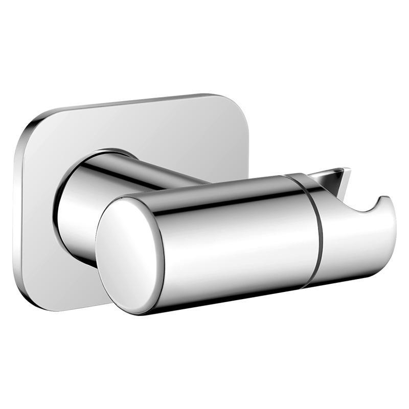 Stainless Steel Drill Free Shower Head Holder With 360 Rotation Adjustable Universal Mount 0