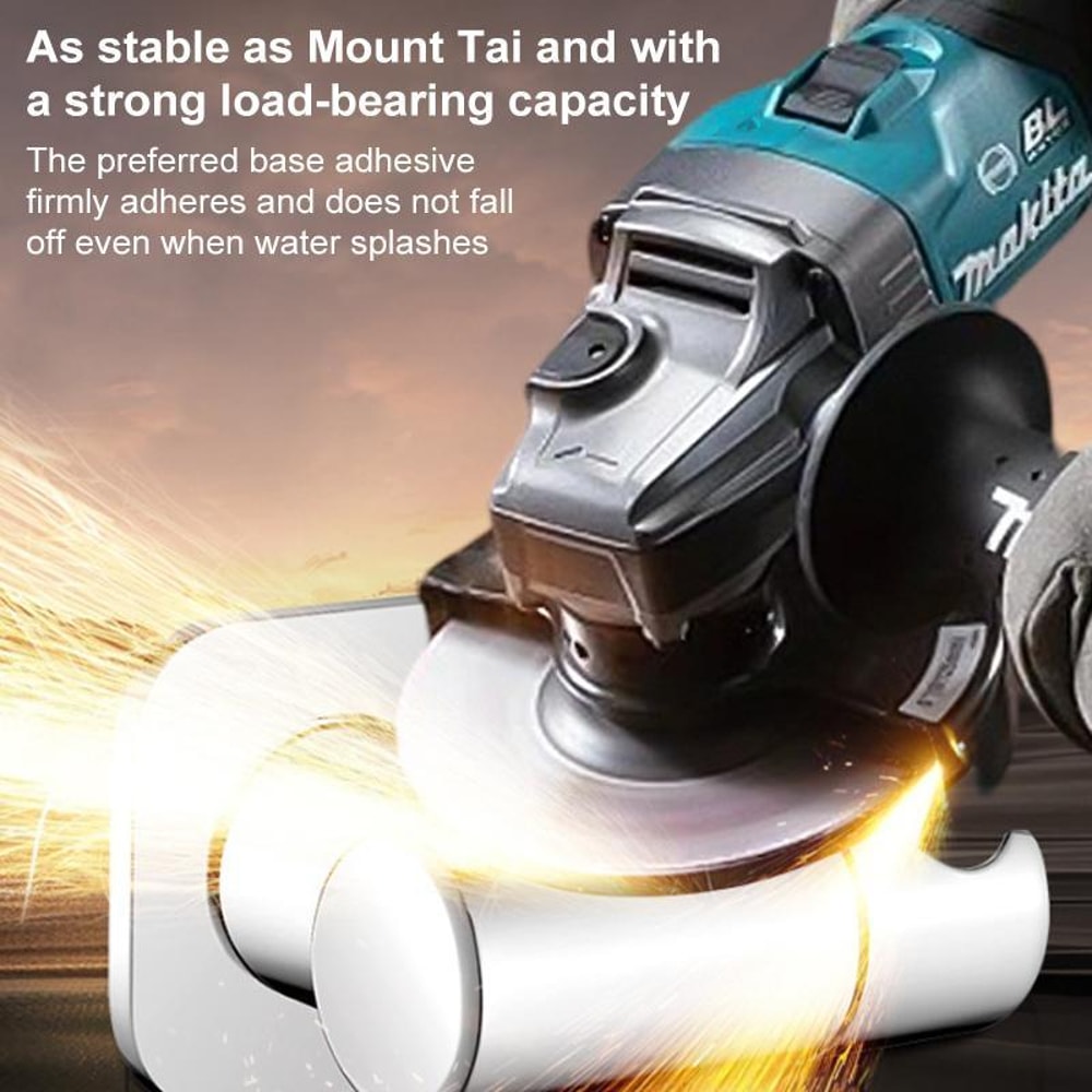 Stainless Steel Drill Free Shower Head Holder With 360 Rotation Adjustable Universal Mount 5