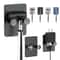No Drill Wall Mounted Razor Holder 3 Pack Adjustable Bathroom Organizer Hooks 1