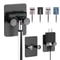 No Drill Wall Mounted Razor Holder 3 Pack Adjustable Bathroom Organizer Hooks 1