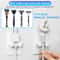 No Drill Wall Mounted Razor Holder 3 Pack Adjustable Bathroom Organizer Hooks 5