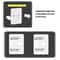 No Drill Wall Mounted Razor Holder 3 Pack Adjustable Bathroom Organizer Hooks 6