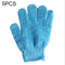 Exfoliating Bath Gloves For Smooth Skin Deep Clean Shower Scrub Body Mitt Set 4