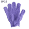 Exfoliating Bath Gloves For Smooth Skin Deep Clean Shower Scrub Body Mitt Set 9