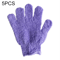 Exfoliating Bath Gloves For Smooth Skin Deep Clean Shower Scrub Body Mitt Set 9