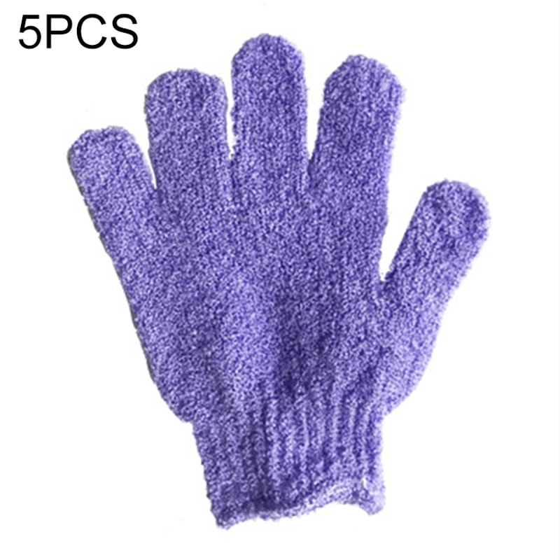 Exfoliating Bath Gloves For Smooth Skin Deep Clean Shower Scrub Body Mitt Set 9