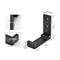 Foldable Wall Mounted Hooks Space Saving Collapsible Clothes Hanger Aluminum Robe Hook 2