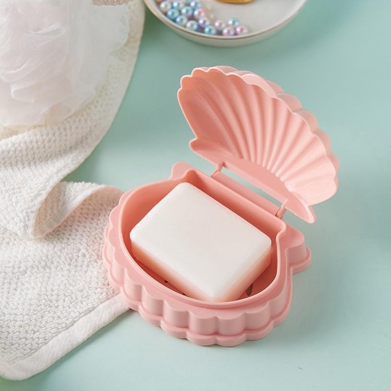 Portable Soap Holder With Drain Leakproof Travel Soap Box Case For Dorm Bathroom Camping 8