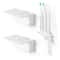 WallMounted Electric Toothbrush Holder Acrylic Organizer For Bathroom Space Saving Storage 1