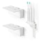 WallMounted Electric Toothbrush Holder Acrylic Organizer For Bathroom Space Saving Storage 1