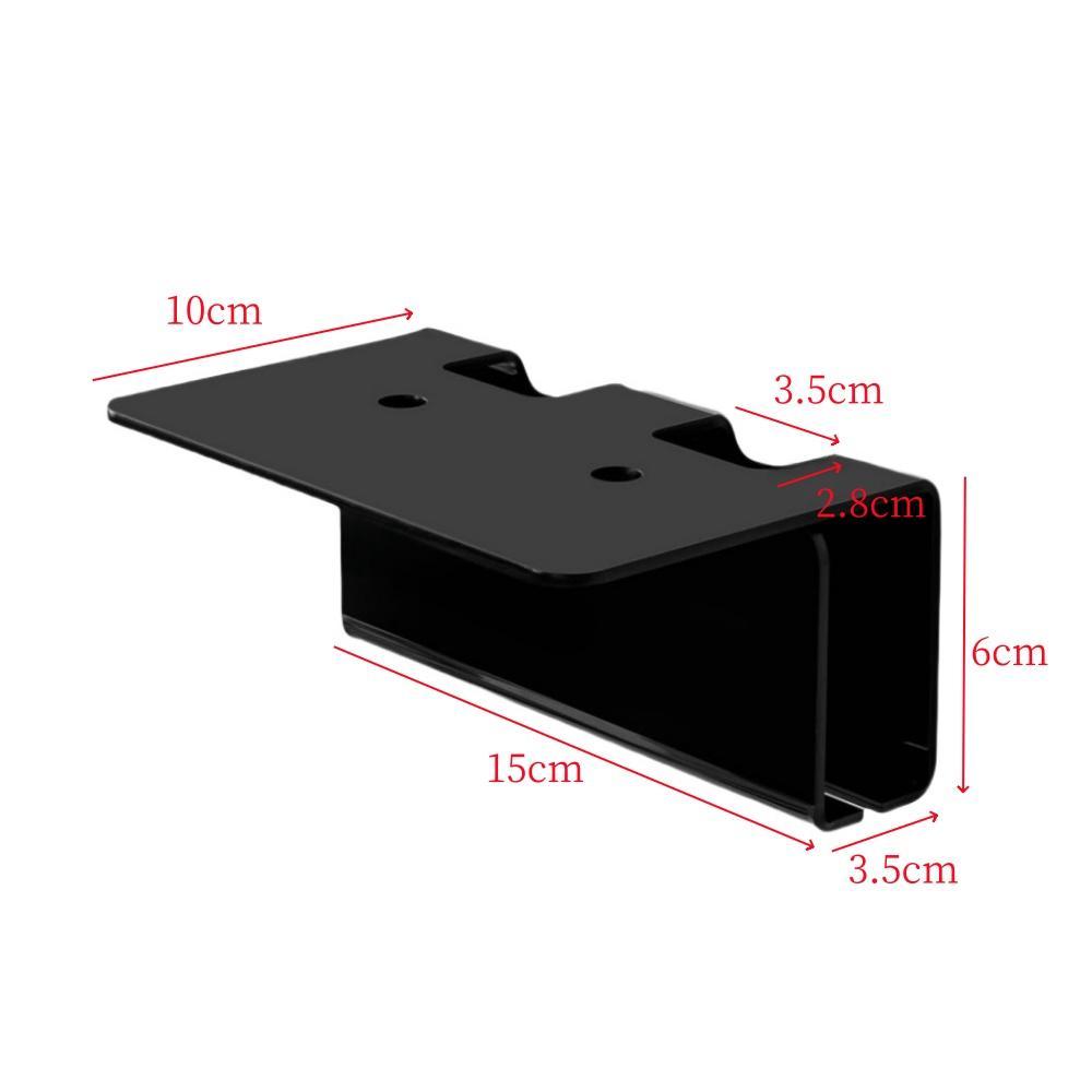 WallMounted Electric Toothbrush Holder Acrylic Organizer For Bathroom Space Saving Storage 2