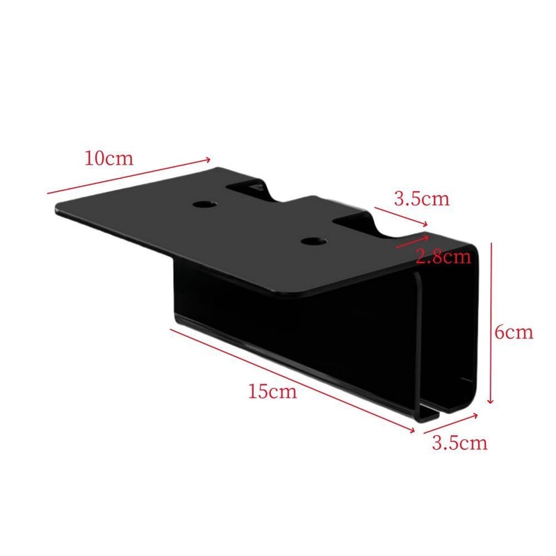 WallMounted Electric Toothbrush Holder Acrylic Organizer For Bathroom Space Saving Storage 2