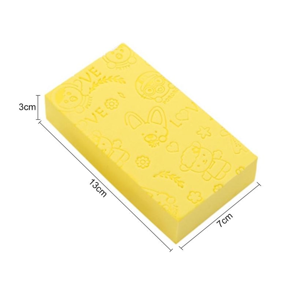 Soft Baby Bath Sponge Scrubber Gentle Body Cleaning Sponge For Kids Adults 4