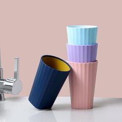 couple portable toothbrush cup with handle hygienic toothbrush holder cup for travel & home