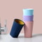 Couple Portable Toothbrush Cup With Handle Hygienic Toothbrush Holder Cup For Travel Home 0