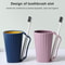 Couple Portable Toothbrush Cup With Handle Hygienic Toothbrush Holder Cup For Travel Home 2
