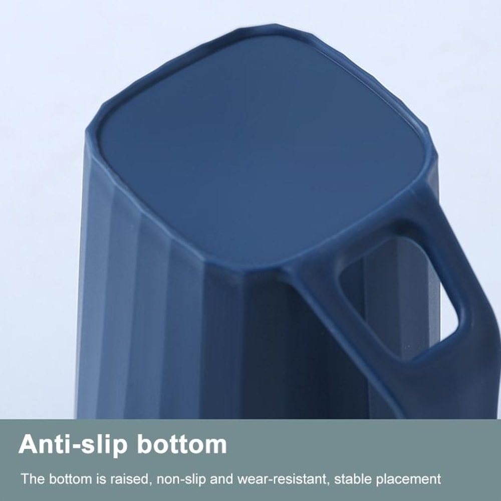 Couple Portable Toothbrush Cup With Handle Hygienic Toothbrush Holder Cup For Travel Home 6