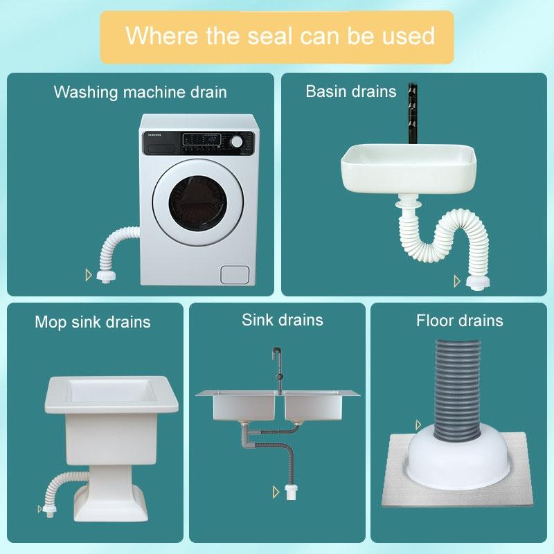 Universal Drain Odor Seal Plug For Bathroom And Kitchen Pipes 5