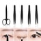 Precision Eyebrow Tweezers Set Professional Grooming Kit With Travel Case 1