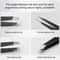 Precision Eyebrow Tweezers Set Professional Grooming Kit With Travel Case 4