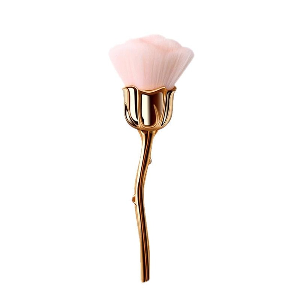Rose Petal Soft Face Powder Brush For Flawless Makeup Finish 6
