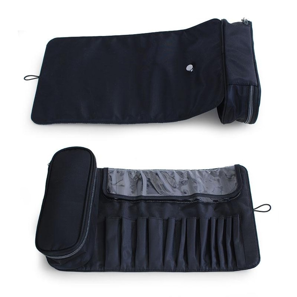Multifunctional Folding Makeup Brush Organizer Cosmetic Storage Bag 4