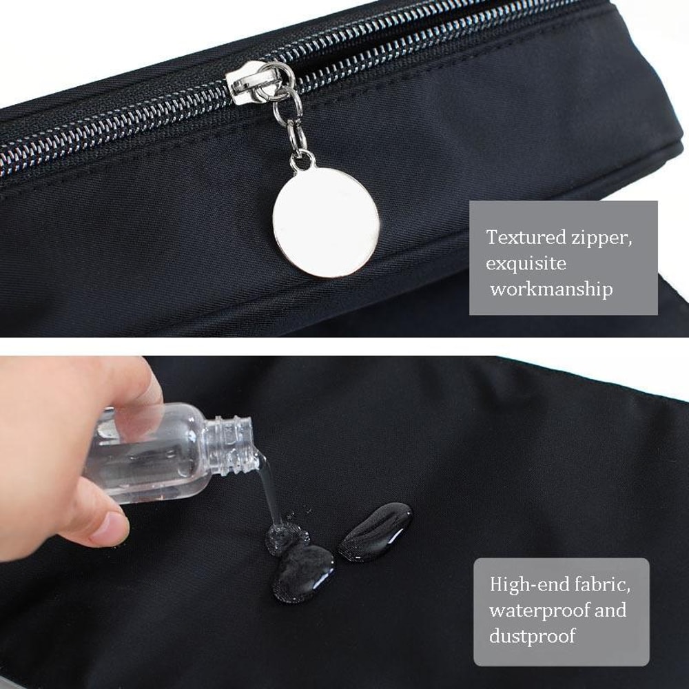 Multifunctional Folding Makeup Brush Organizer Cosmetic Storage Bag 5