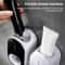 Automatic Toothpaste Dispenser Wall Mounted Rack Hygienic Squeezer For Family Bathroom 2