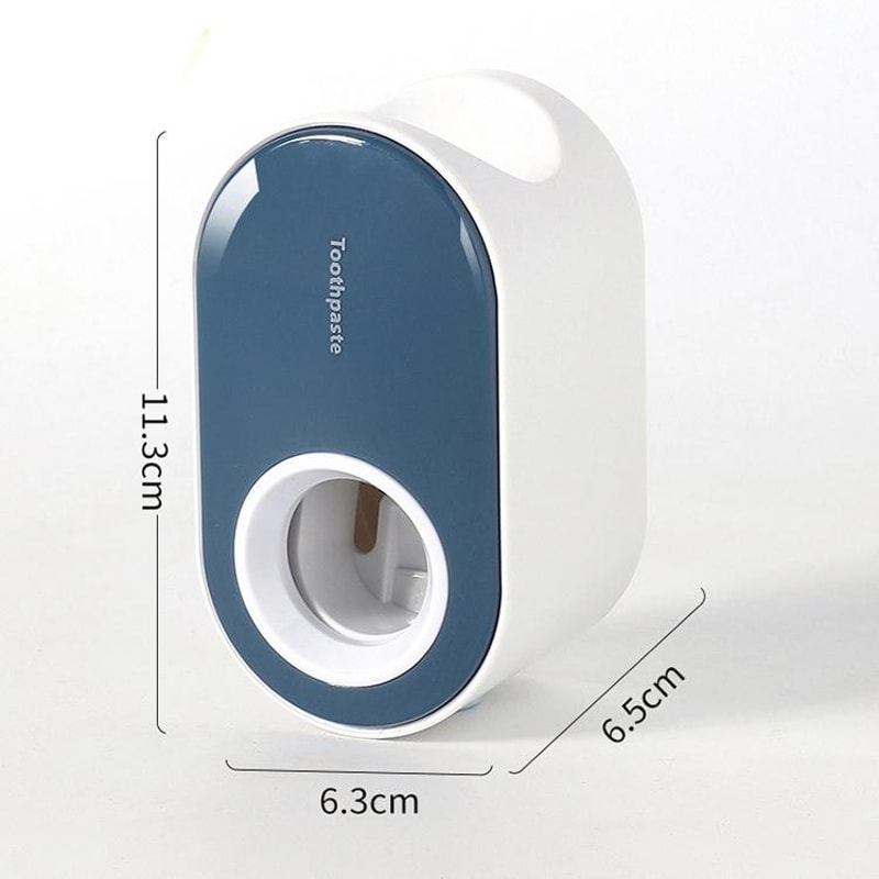 Automatic Toothpaste Dispenser Wall Mounted Rack Hygienic Squeezer For Family Bathroom 3