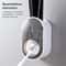 Automatic Toothpaste Dispenser Wall Mounted Rack Hygienic Squeezer For Family Bathroom 9