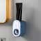 Automatic Toothpaste Dispenser Wall Mounted Rack Hygienic Squeezer for Family Bathroom